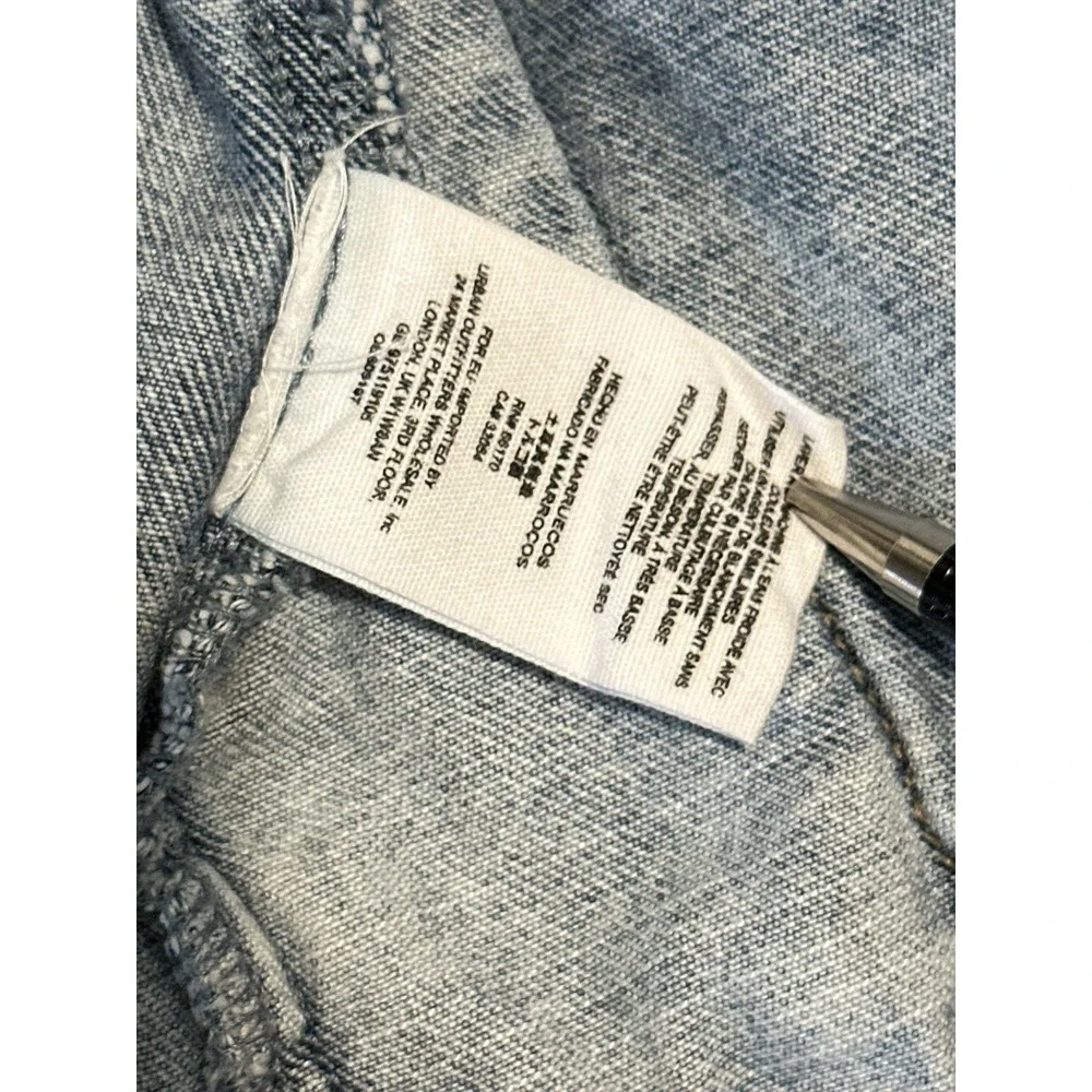 Free People We The Free‎ Rumors Acid Wash Cropped Denim Jacket Women's Size S